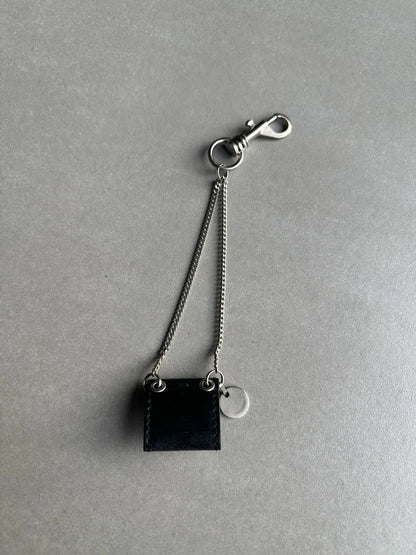 Dior Homme SS06 leather pouch/wallet chain
