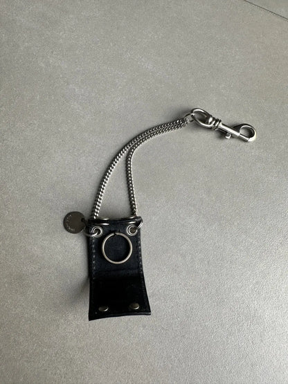 Dior Homme SS06 leather pouch/wallet chain