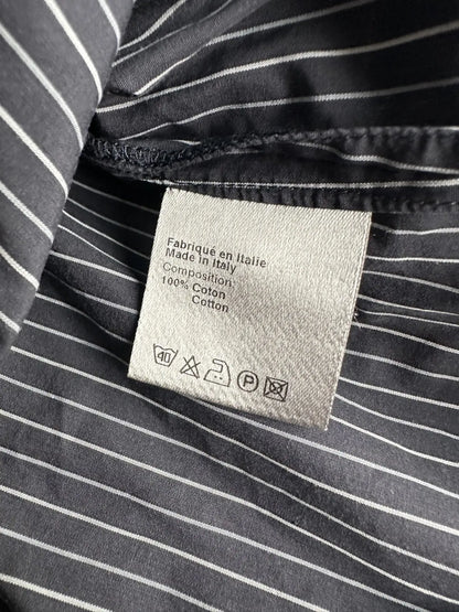 Dior Homme AW06 "These grey days" striped button up shirt