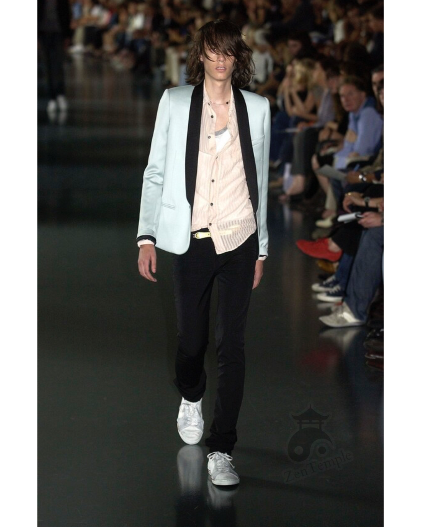 Dior Homme SS05 "BECK/Untitled" semi sheer striped button up