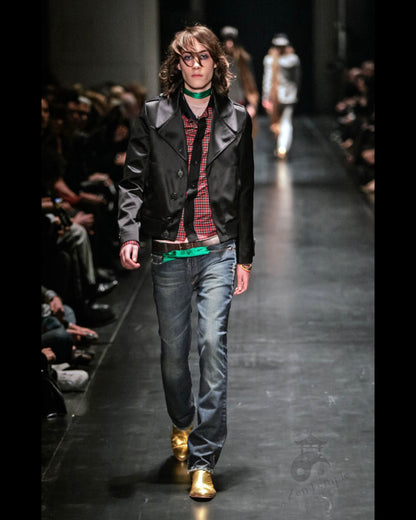 Dior Homme AW05 'In The Morning" rust washed Bootcut distressed denim