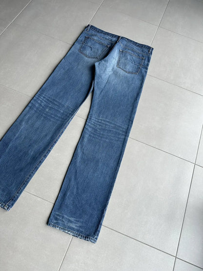 Dior Homme AW06 washed blue clawmark jeans