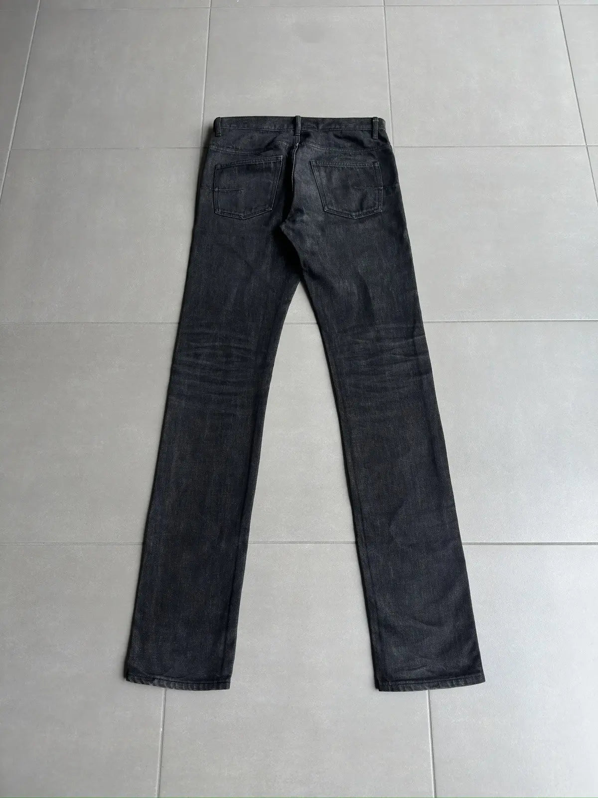 Dior Homme AW07 “Navigate” charcoal black MIJ denim
