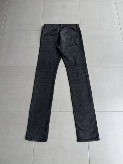 Dior Homme AW07 “Navigate” charcoal black MIJ denim