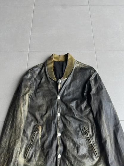 Balmain Homme SS10 Leather Bomber/Teddy jacket