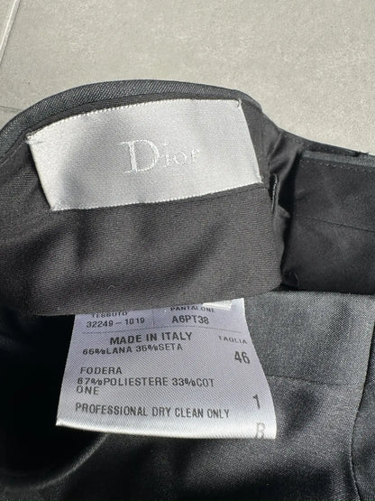 Dior Homme SS05 “BECK/Untitled” silk/wool shimmering slacks