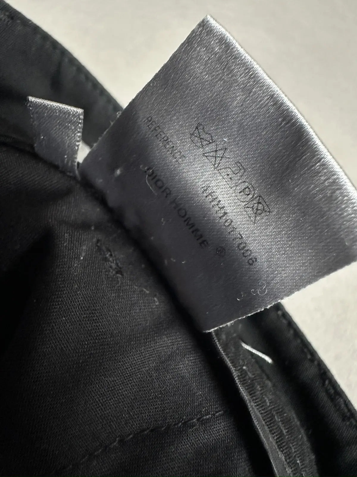 Dior homme AW04 “Victim of the crime” zip trousers