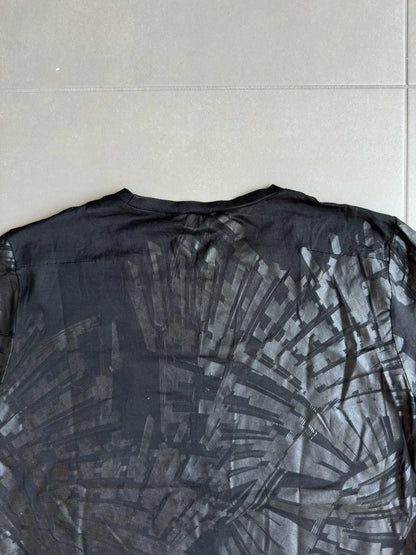 Dior Homme SS04 “Strip” waxed pattern T-shirt