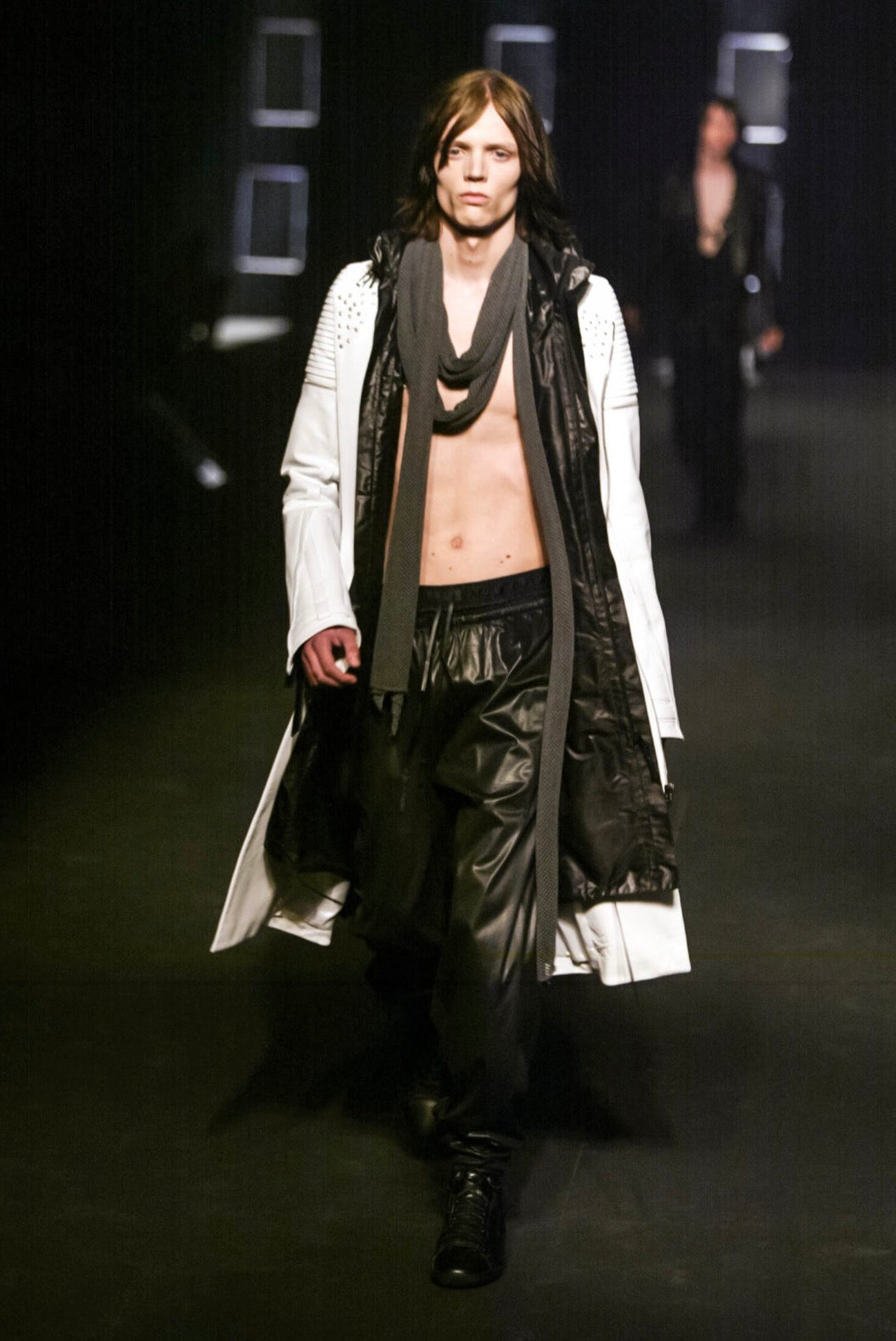Dior Homme SS04 “STRIP” 1/1 sample fishtail parka coat