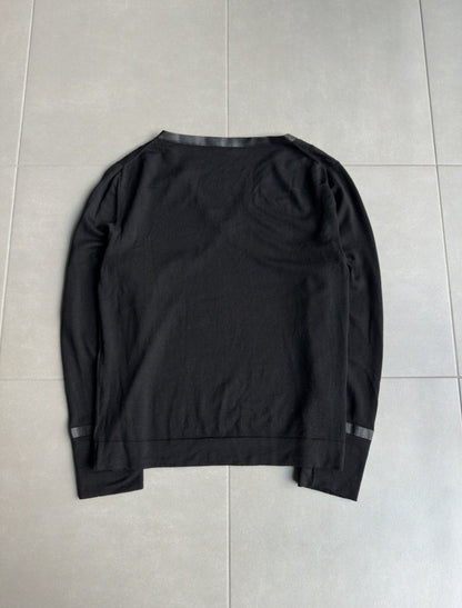 Dior Homme AW03 “Luster” waxed v-neck sweater