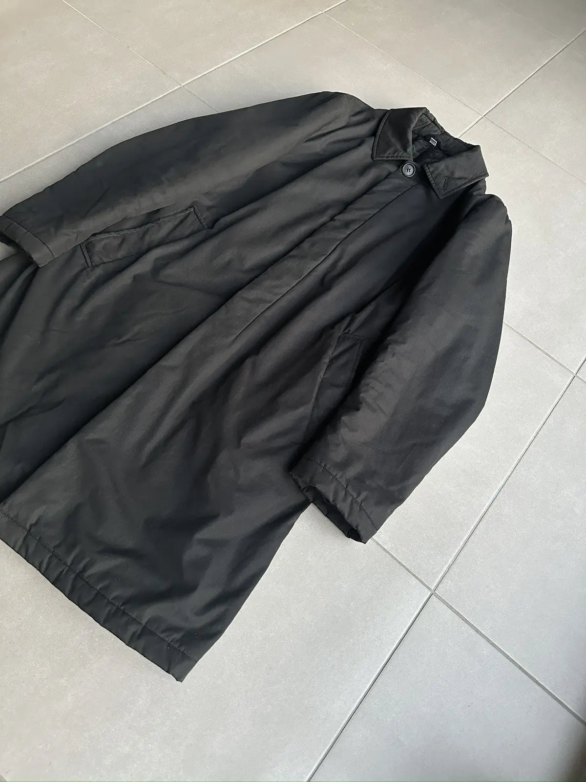 Helmut Lang AW2002 insulated Mac coat