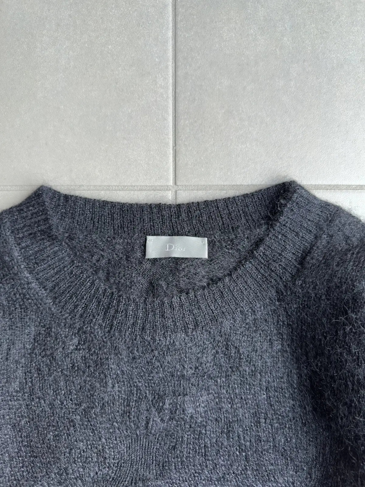 Dior Homme AW07 “Navigate” mohair knit sweater