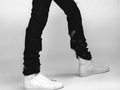 Dior Homme SS04 “Strip” high-top sneakers