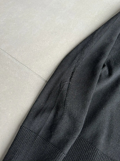 Dior Homme AW05 "in the morning" distressed wool sweater