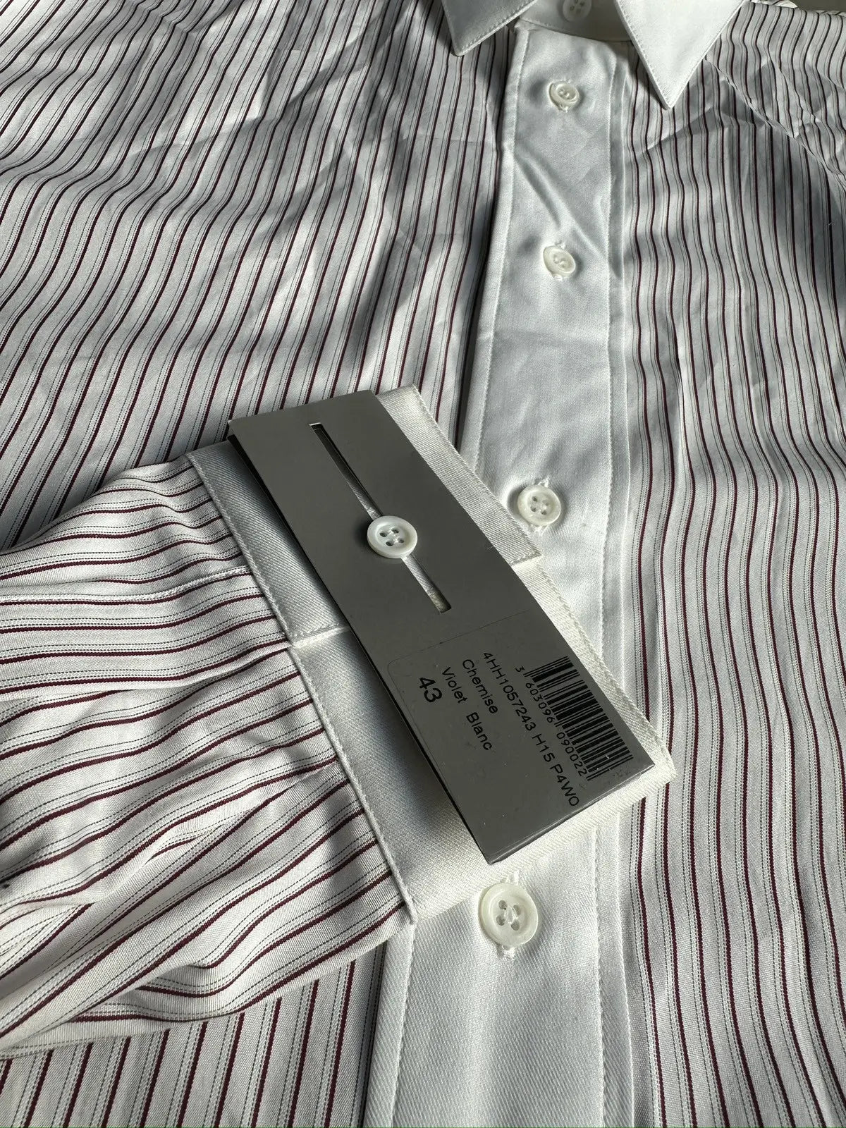 BNWT Dior Homme AW04 “VOTC” striped button up shirt