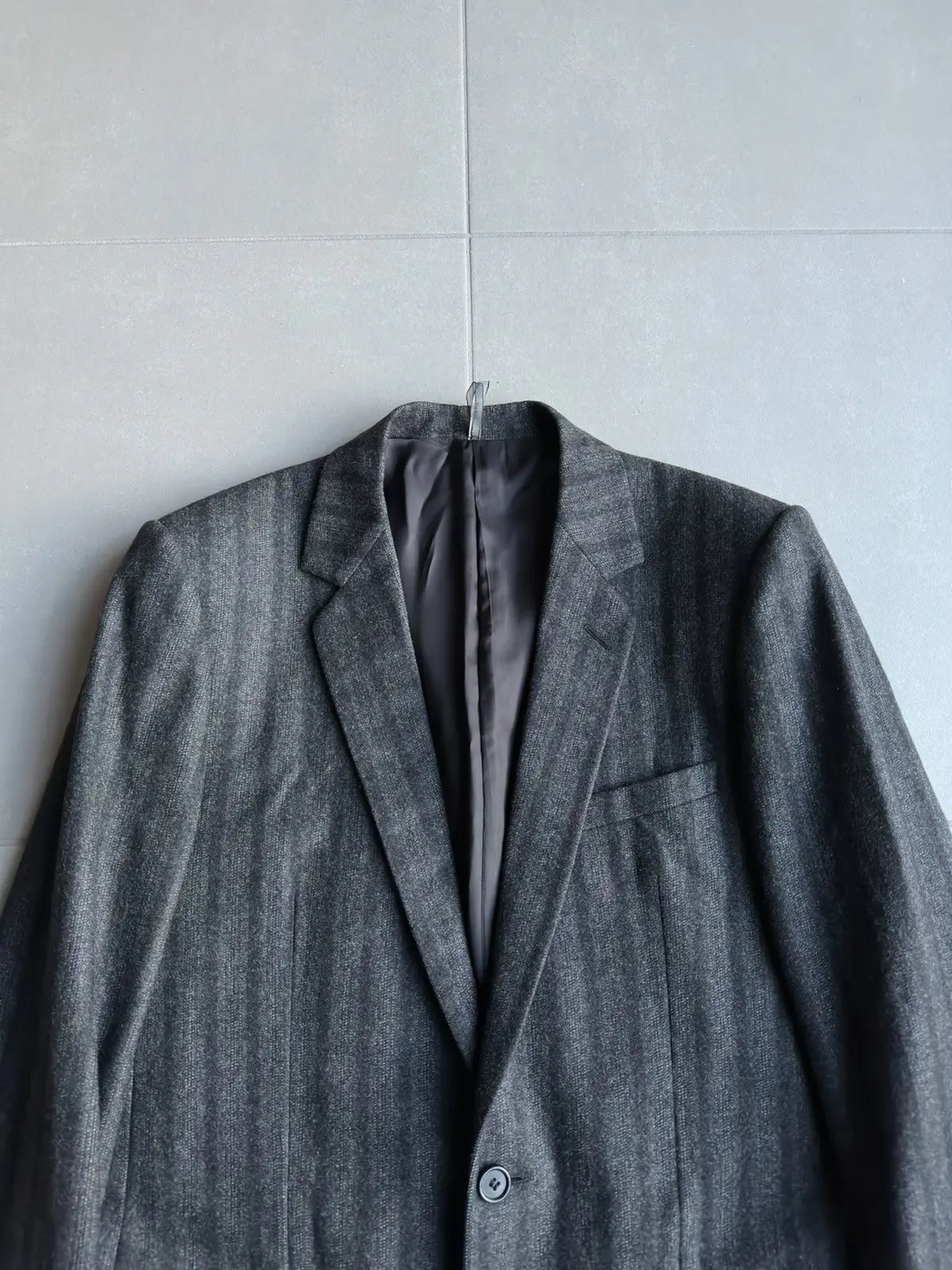 Dior Homme AW07 “Navigate” chalk pinstriped blazer