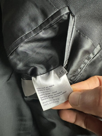 Dior Homme AW04 “Victim of the crime” Leather collar blazer