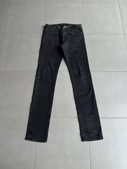 Dior Homme AW07 “Navigate” charcoal black MIJ denim