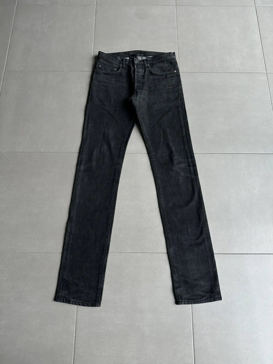 Dior Homme AW07 “Navigate” charcoal black MIJ denim
