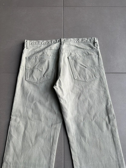 Dior Homme SS06 pastel green clawmark denim