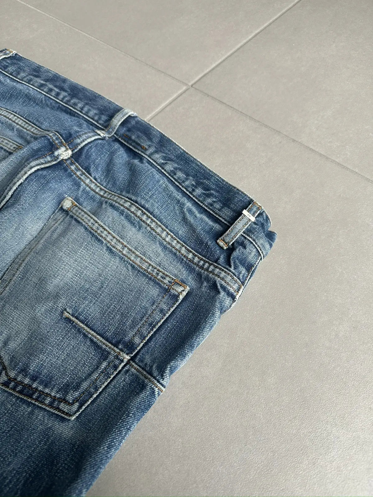 Dior Homme AW07 “Navigate” washed raw jeans
