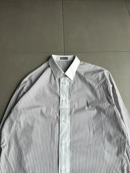 BNWT Dior Homme AW04 “VOTC” striped button up shirt