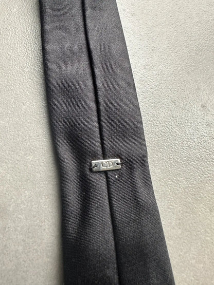 Dior Homme SS04 "Strip" 4 Bee skinny silk tie by