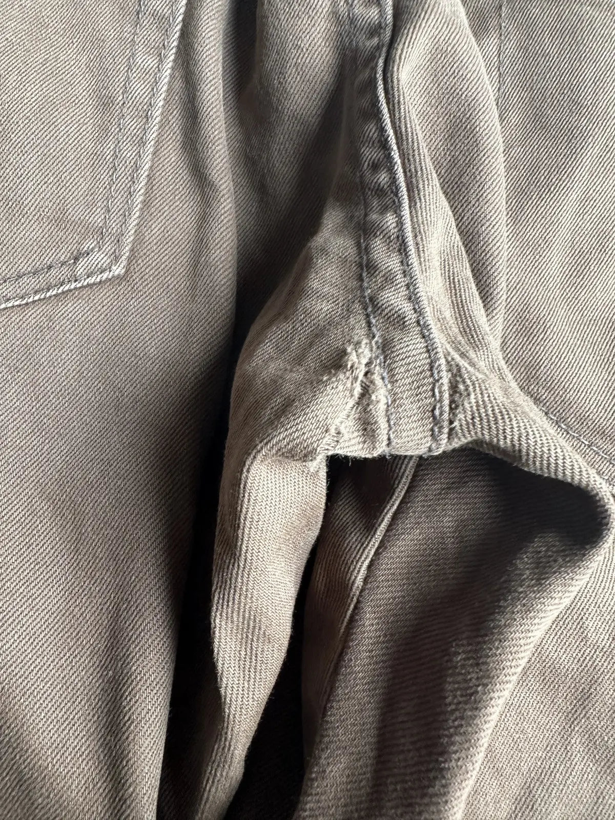 Balmain Homme SS14 cargo biker denim