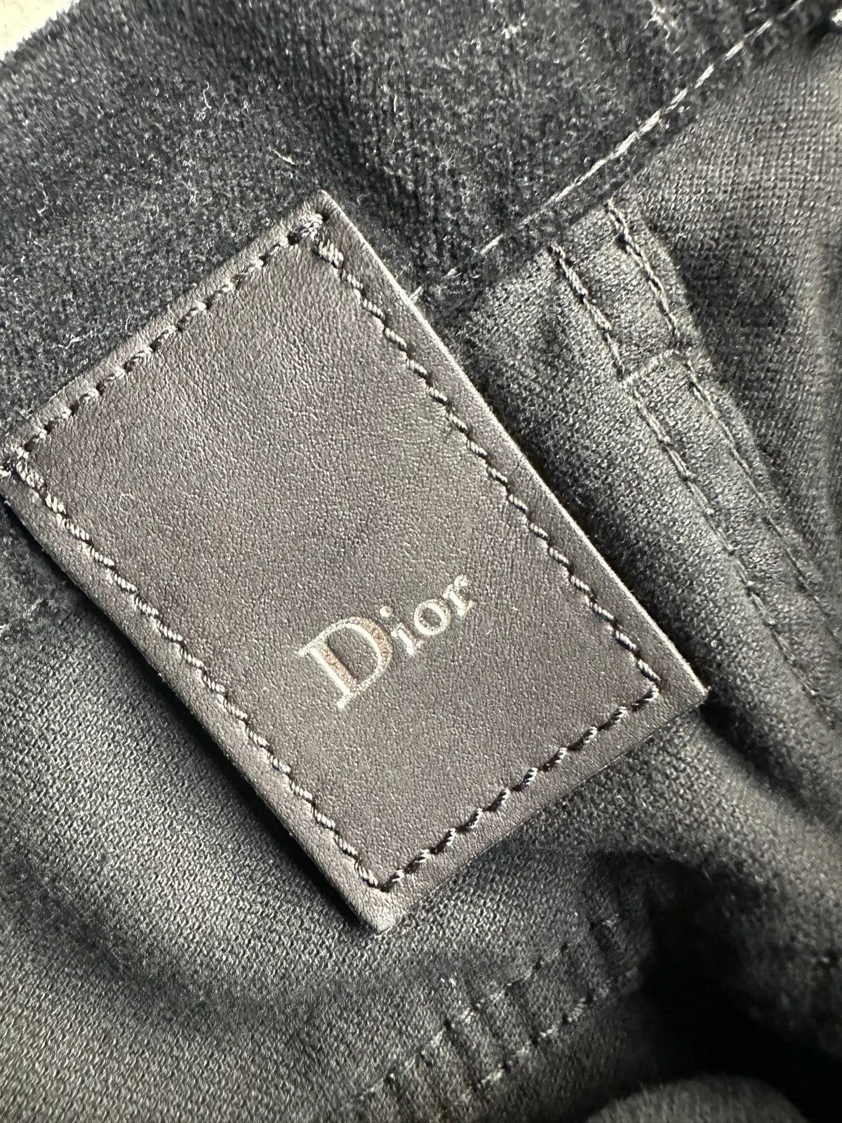 Dior Homme AW05 “In The Morning” velvet trousers