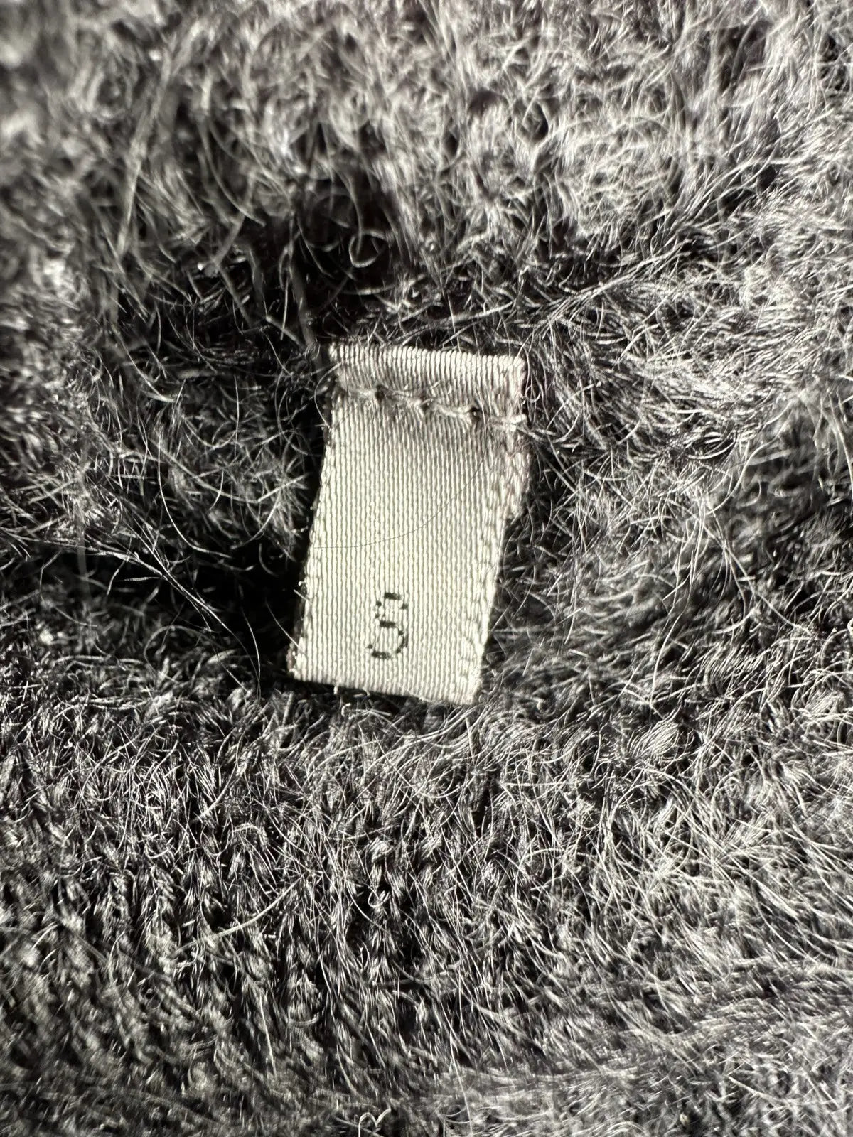 Dior Homme AW07 “Navigate” mohair knit sweater
