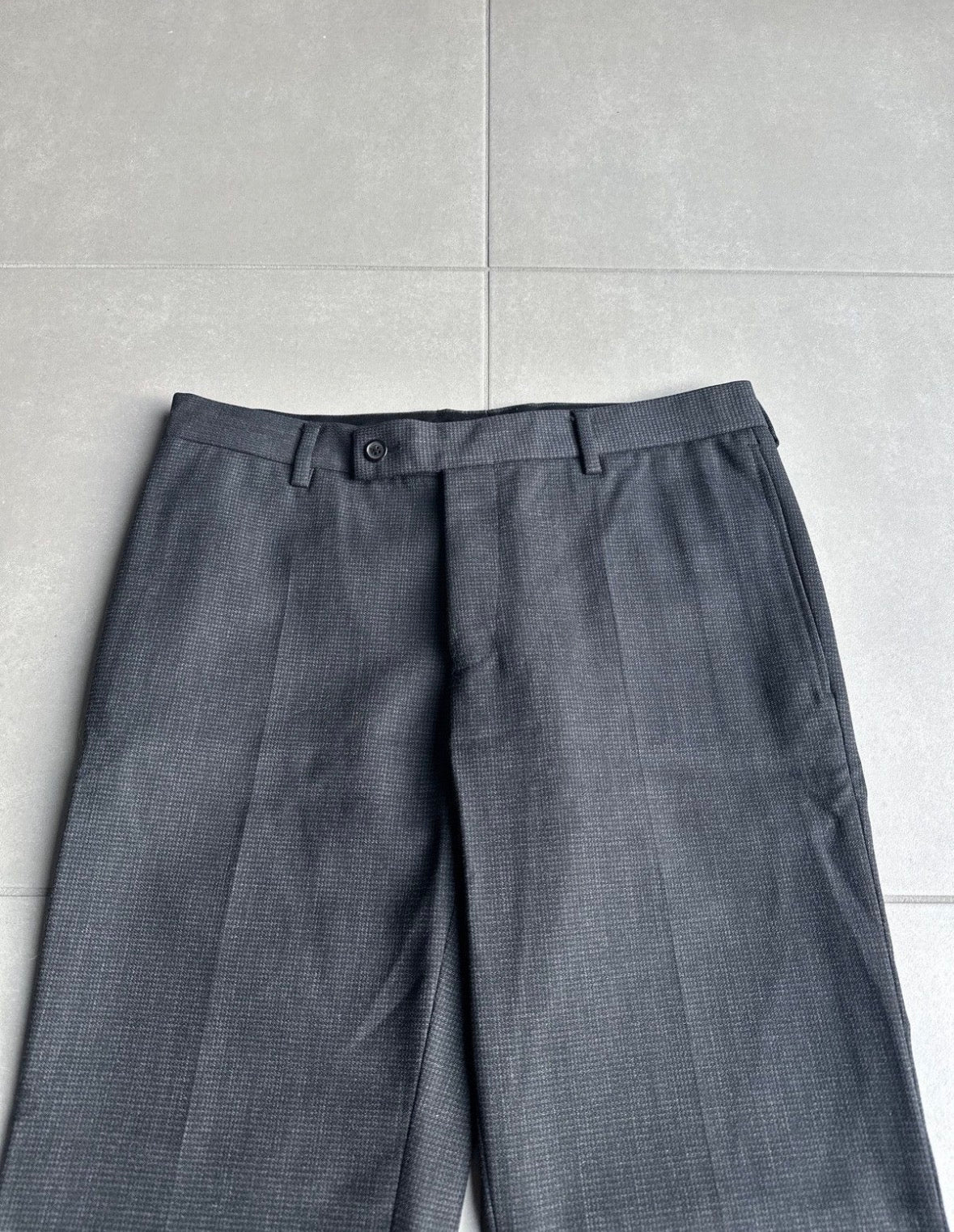 Dior homme AW07 "Navigate" textured wool trousers