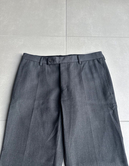 Dior homme AW07 "Navigate" textured wool trousers