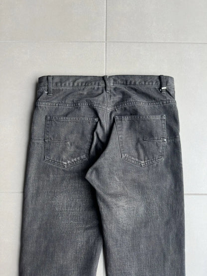 Dior Homme by Hedi Slimane whiskered black jeans