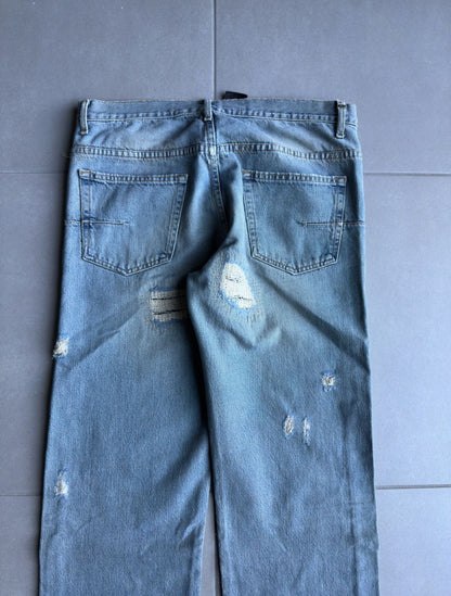 Dior Homme SS06 "The World Was A Mess, But His Hair Was Perfect" crash denim