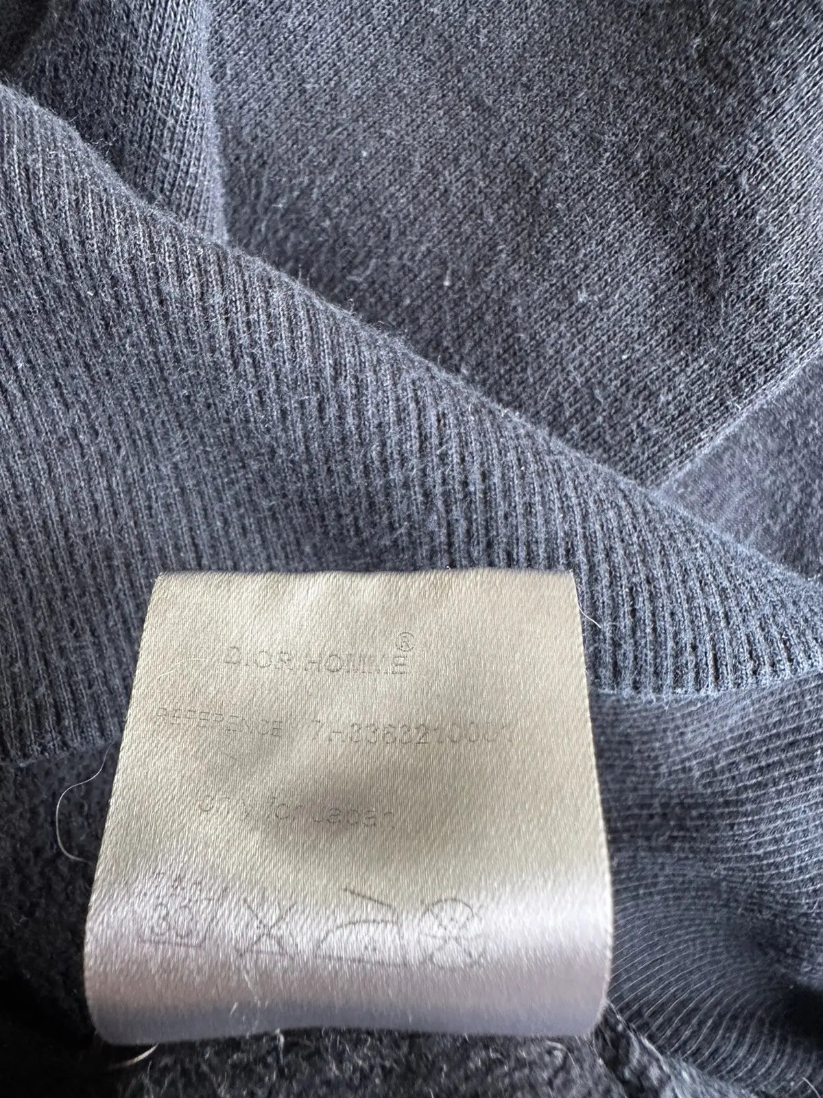 Dior Homme AW07 “Navigate” lets go home sweater