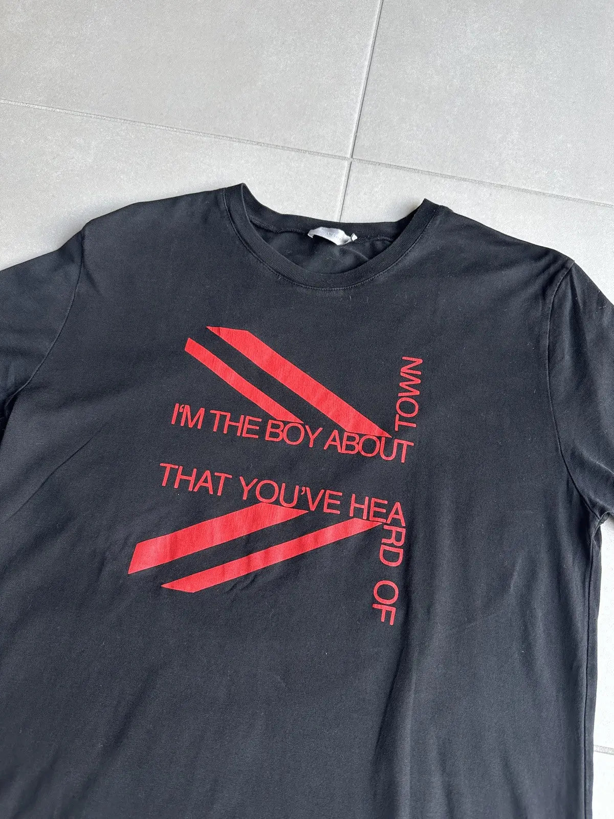 Dior Homme SS06 I’m The Boy About Town union jack t-shirt