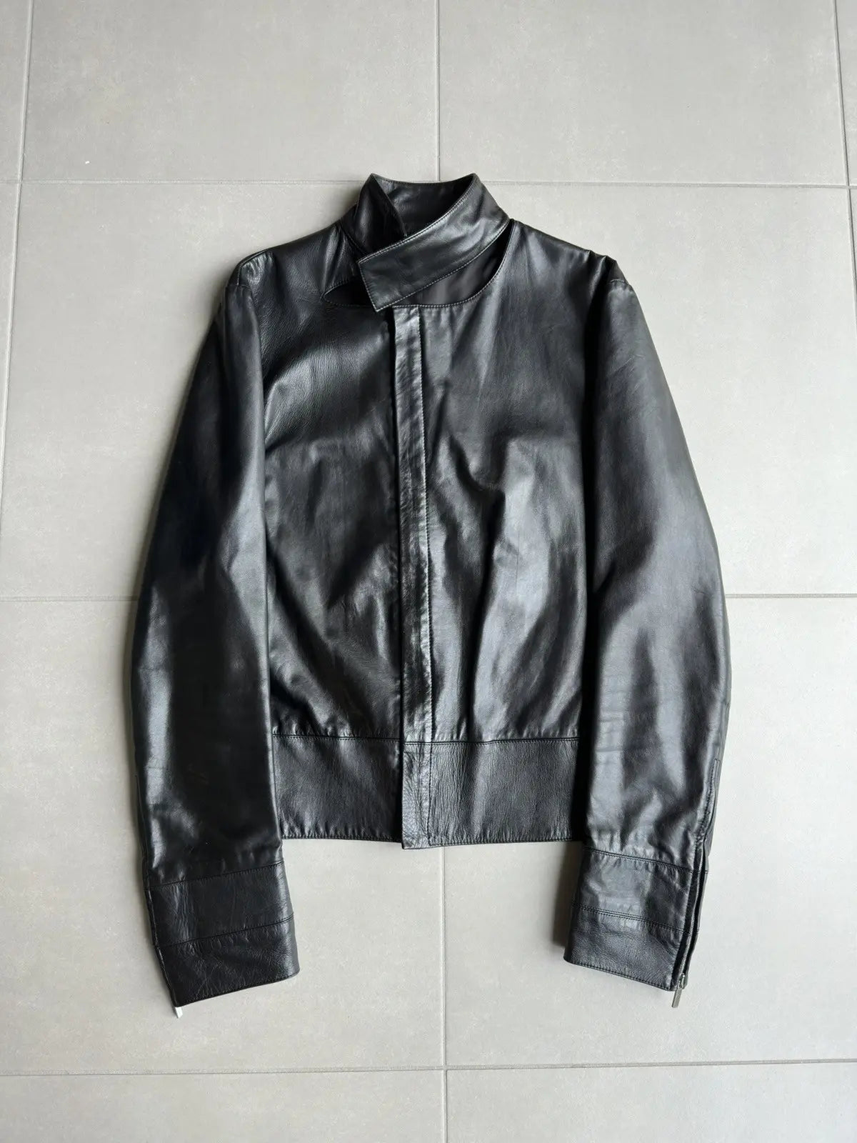 Dior Homme SS02 “Red/Boys don’t cry” lambskin moto jacket