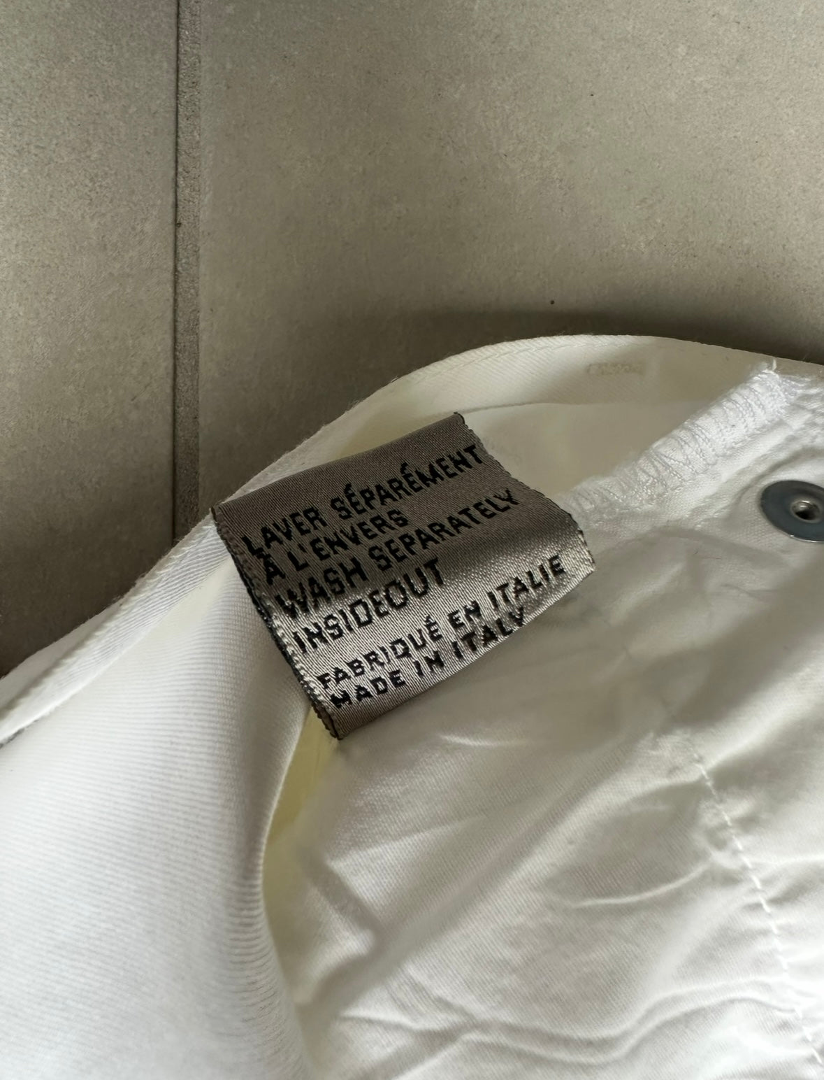 Dior Homme SS07 "we look good together" whiskered trousers