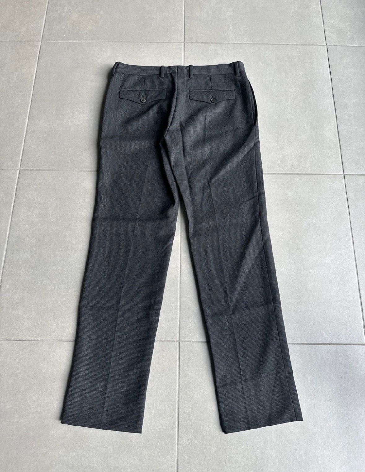 Dior homme AW07 "Navigate" textured wool trousers