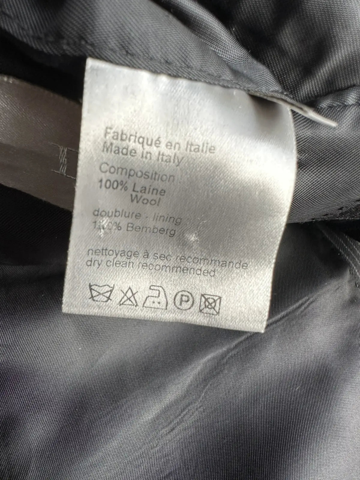 Dior Homme AW06 “These grey days” pinstriped peak lapel blazer