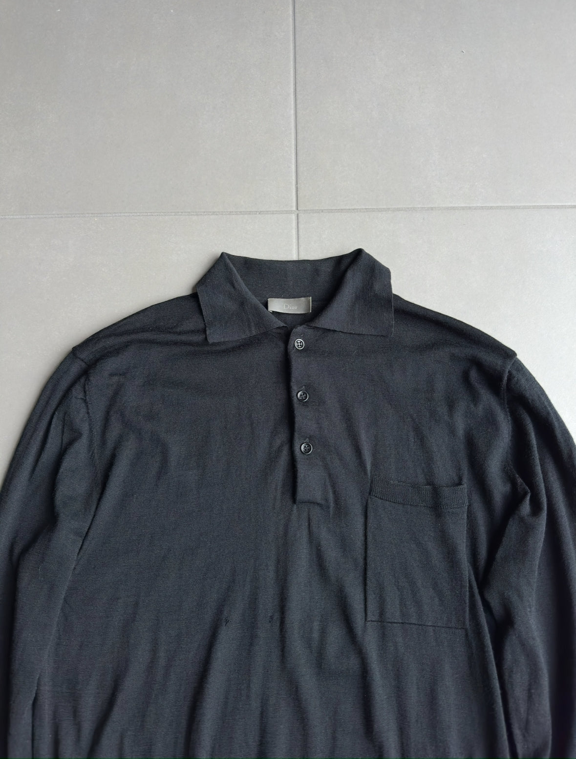 Dior Homme SS05 merino wool sweater