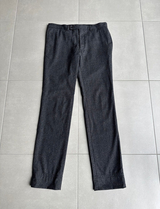 Dior homme AW07 "Navigate" patterned wool trousers