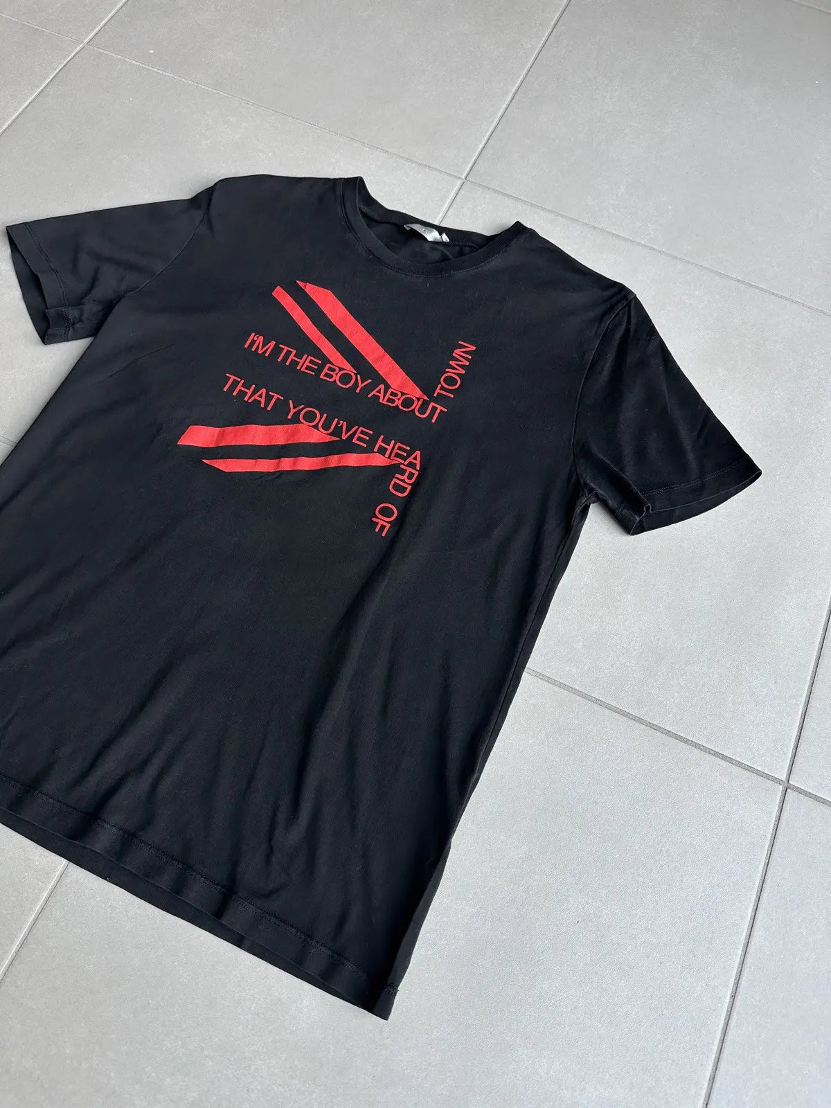 Dior Homme SS06 I’m The Boy About Town union jack t-shirt