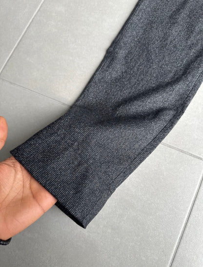 Dior homme AW07 "Navigate" patterned wool trousers