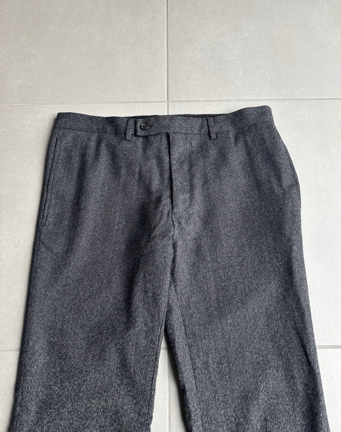 Dior homme AW07 "Navigate" patterned wool trousers