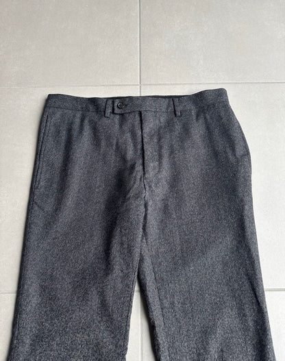 Dior homme AW07 "Navigate" patterned wool trousers