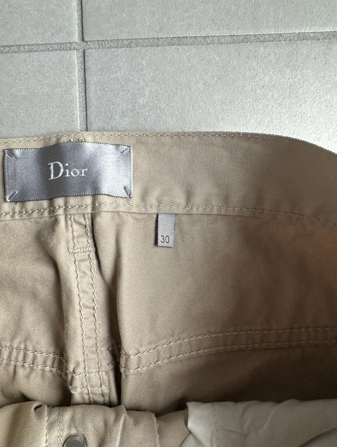 Dior Homme SS07 "we look good together" whiskered trousers