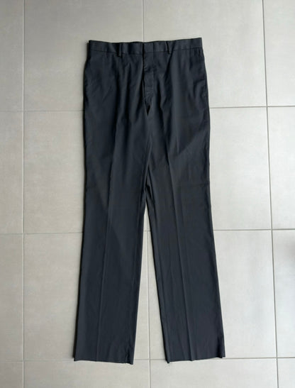 Dior Homme SS04 "strip" shiny wool trousers