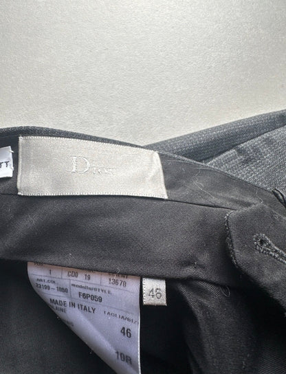 Dior homme AW07 "Navigate" textured wool trousers
