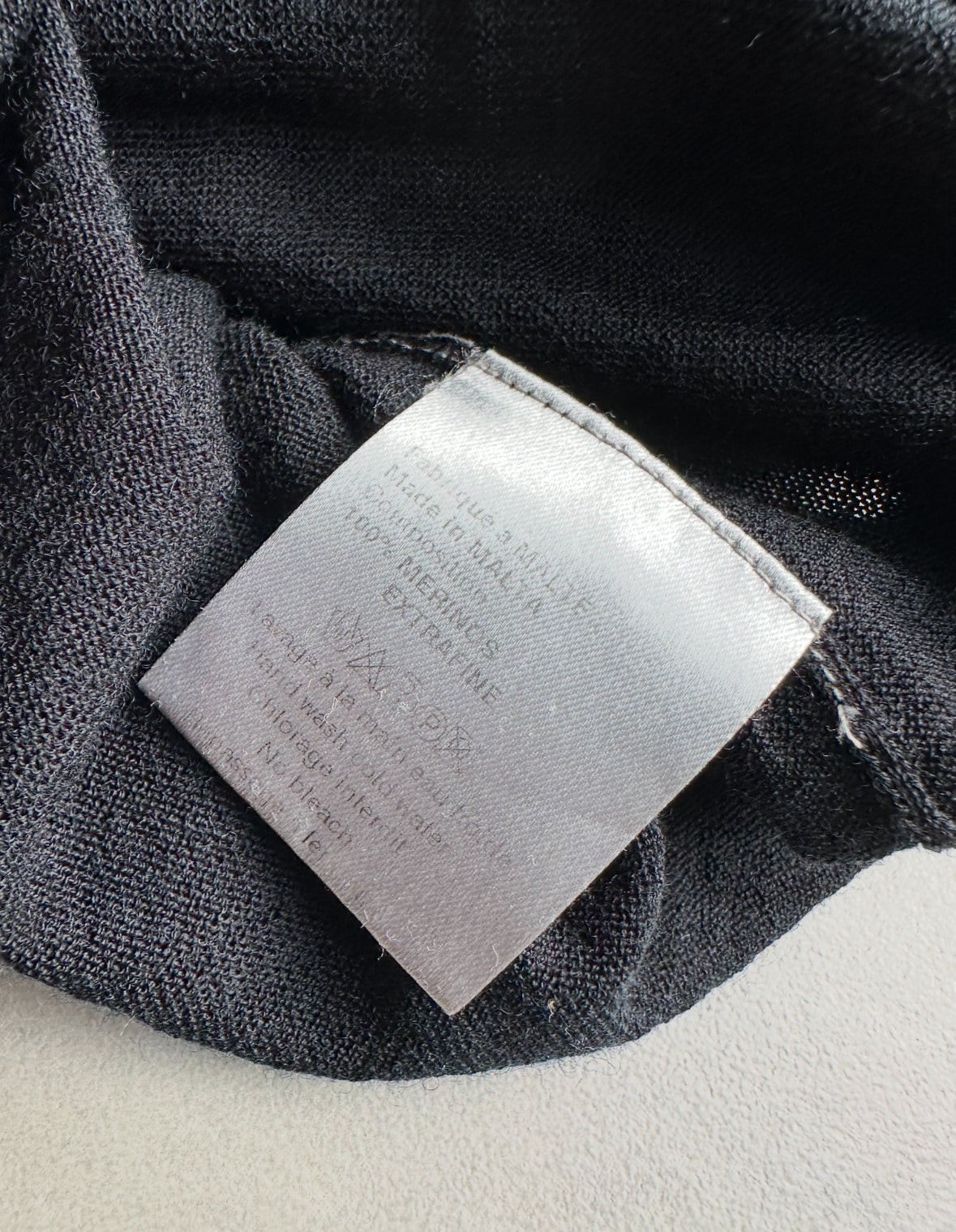 Dior Homme SS05 merino wool sweater